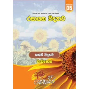 Cover of 'Energetics - workbook (sinhala medium)' designed for advanced-level chemistry students, featuring detailed exercises on Energetics.